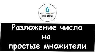 6. Разложение числа на простые множители. Математика 6 класс