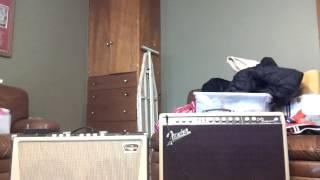 Tone King Comet 40B vs. Fender Custom Shop Dual Professional - short vid