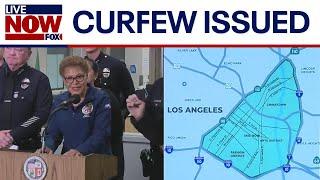 LA anti-ICE protests: Curfew issued for downtown area, 190+ arrests made | LiveNOW from FOX
