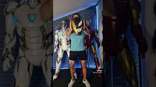 3D printed Venom + Iron Man MK 85 helmet mashup / variant | Tags: Cosplay, printing, STL, Mark LXXXV