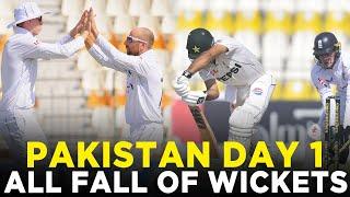 Let's Recap Pakistan All Fall Of Wickets | Pakistan vs England | 2nd Test Day 1, 2024 | PCB | M3G1K