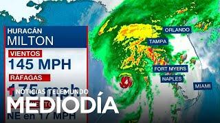 Se multiplican los reportes de tornados en Florida a causa del huracán Milton | Noticias Telemundo