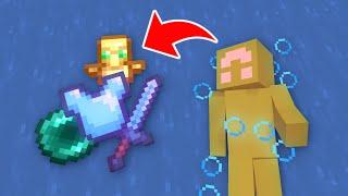 Minecraft, but Drowning Drops OP Items...