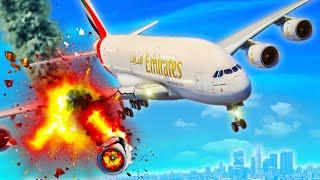 Airbus A380 BLOWN UP seconds after takeoff!