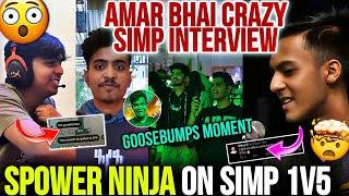 MAZY Savage Tweet On Simp Spower Ninja On Simp  Goosebumps Moment  Amar Bhai Crazy 