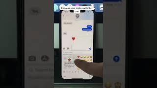 iPhone Tips & Tricks | iPhone iMessage Emoji Trick #shorts