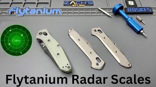 NEW Flytanium Radar Titanium Scales ~ Benchmade 940 Osborne