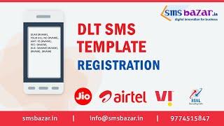 DLT Content Template Registration Process For Bulk SMS | Jio, Vodafone, Airtel, BSNL, Vi, TRAI Rules