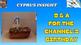 Cyprus Insight's 4th Birthday - Q & A Session on Living in Cyprus.