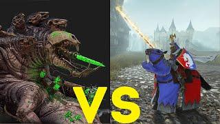 Мерзость из Адской Дыры vs Рыцари Грааля Total War Warhammer 2. тесты юнитов v1.5.1.