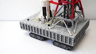 Lego Technic Launch Tower (LUT) for Saturn V (21309 or 92176) with Crawler