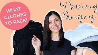 What to Clothes to Pack When You Move Overseas | Pack with me LIVE