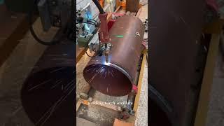 Round pipe automatic welding machine with swings,pipe rotation