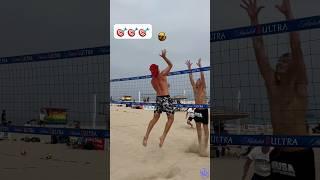 PERFECT SPOT to end the RALLY‍ #beachvolleyball #volleyball #volleyballworld #haikyuu #avp