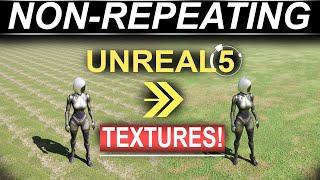 Unreal 5 - Infinite Non-Repeating Textures (60 SECONDS!!)