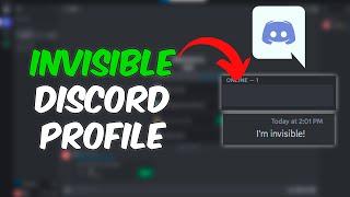 How to Set an Invisible Discord Profile (2024) Tutorial