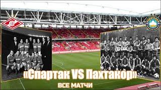 Все матчи Спартак Москва vs Пахтакор Ташкент и их результаты