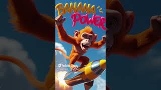  Banana Rocket to the Moon?! #trending #cartoon #story #fun #kids