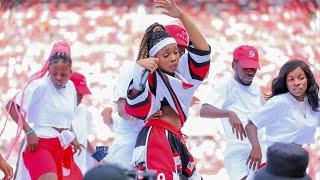 Zuchu - Full Performance On Simba Day At Mkapa Stadium