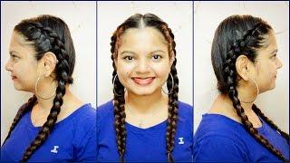 Double Dutch Braid Hack | Double Dutch Lace Hairstyle Tutorial | Pals Hair Vlog