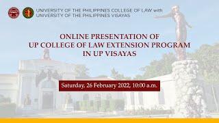 UP Law extension program in UP Visayas