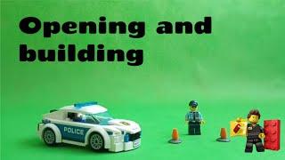 LEGO 60239 | Police Car | opening and building | speed building