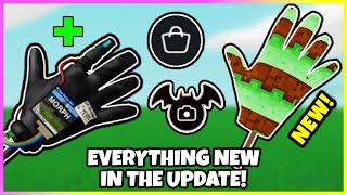 EVERYTHING NEW in the LAWNMOWER GLOVE UPDATE in SLAP BATTLES![ROBLOX]