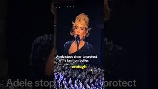 Adele STOPS show and stands up for fan! ️