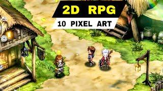 Top 10 Best 2D RPG Games mobile | Best PIXEL ART Open World 2D Games RPG for Android & iOS