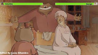 Ernest and Celestine (2012) Bedroom Chase with healthbars