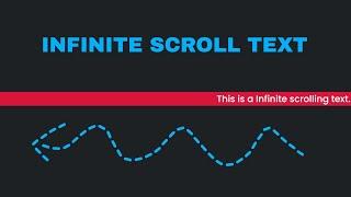 How to Create Infinite Scrolling Text with Only HTML Marquee | Simple Tutorial