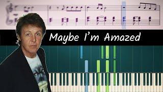 How to play piano part of Maybe I'm Amazed by Paul McCartney