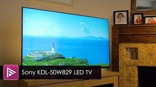 Sony 50W829 3D LED LCD TV Review