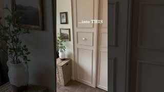 EXTREME DIY CLOSET DOOR TRANSFORMATION