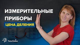 Измерительные приборы. Цена деления | Физика | TutorOnline