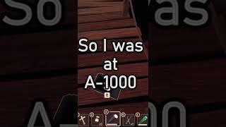 I ALMOST DIED AT A-1000... (Roblox Doors)