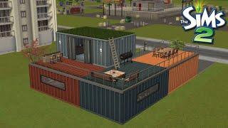 Shipping Container Home ️ The Sims 2 Speed Build