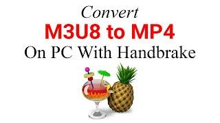 M3U8 to MP4 - Convert With Handbrake (FASTEST METHOD)