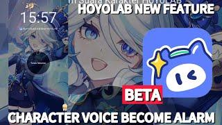 Hoyoverse Character Alarm from HoyoLab. NEW FEATURE!?