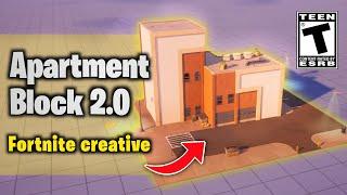 I Made The Apartment Of THE BLOCK 2.0 Challenge In Fortnite Creative! New Tilted Towers Building?!