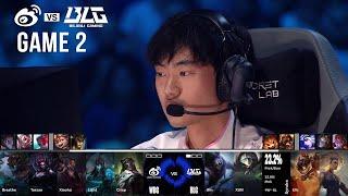 Weibo Gaming vs Bilibili Gaming, Game 2 | World Championship 2024 Semifinals | WBG vs BLG G2