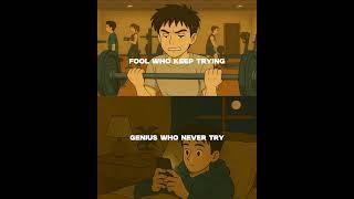 A Fool Who Keeps Trying vs A Genius Who Never Tries – Animated Story