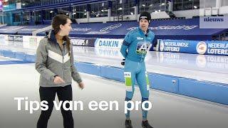 Schaatsen? Met deze proftips van Bob de Vries blijf je overeind