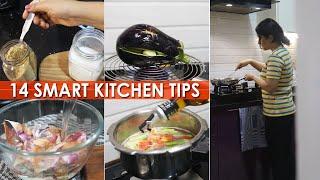 14 USEFUL KITCHEN TIPS | Time saving kitchen tips | Smart kitchen tips and tricks