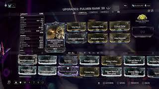 Warframe Fulmin build