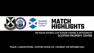 Pollok v Carluke Rovers - 21st September 2024