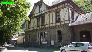 A Stop In The Ahr Valley - The Altenahr Train Station, Germany / Full HD