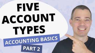 What are The Five Account Types? ACCOUNTING BASICS - Part 2
