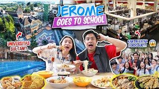 INI KANTIN KAMPUS ATAU FOODCOURT MALL? MUKBANG DI KAMPUS SULTAN! | JEROME GOES TO SCHOOL (UPH)