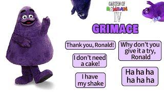 I MADE GRIMACE + Garten of Banban 4 SOUNDBOARD ALL VOICE LINES From Buggy Huggy, Nighty Boo Mr Grimm